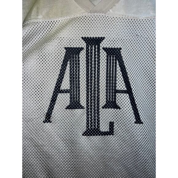 Vintage White Football Practice Jesrey Buddys All Star ALA Mesh Top Large - Picture 3 of 9